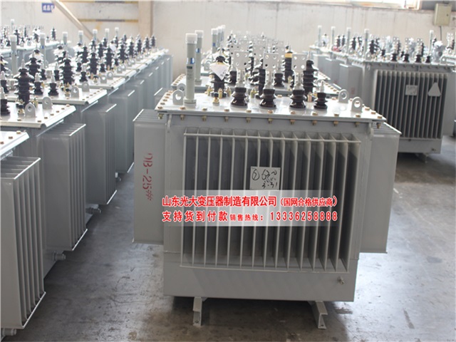 中山SH15-1000KVA/10KV/0.4KV非晶合金变压器